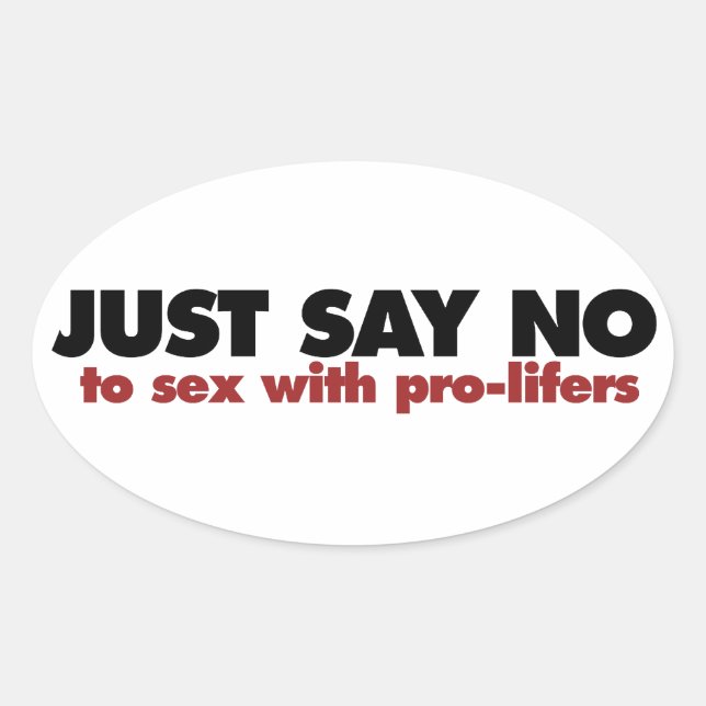 Sticker Ovale ProChoice (Devant)