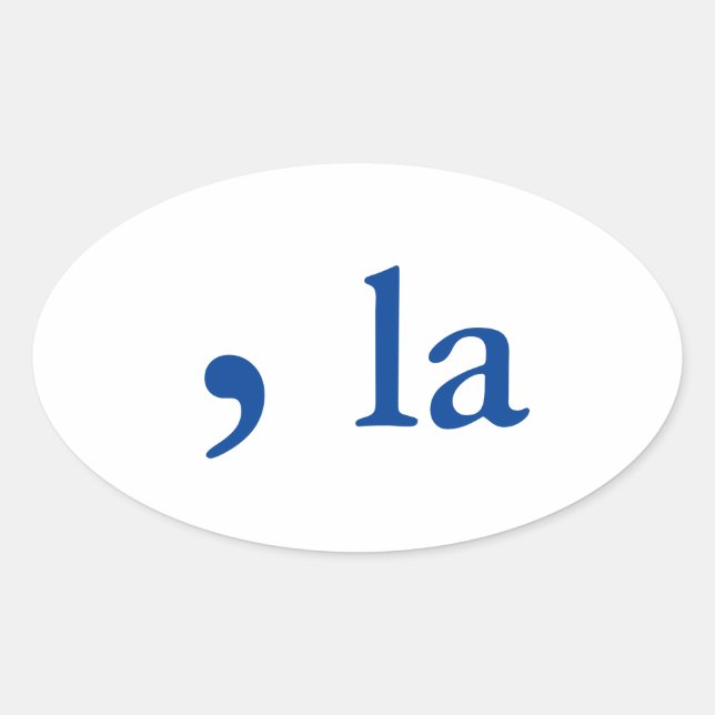 Sticker Ovale Pronciation de Kamala Harris (Devant)