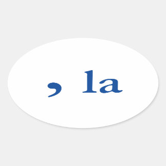 Sticker Ovale Pronciation de Kamala Harris
