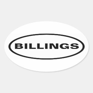 Sticker Ovale QUATRE Billings, Montana
