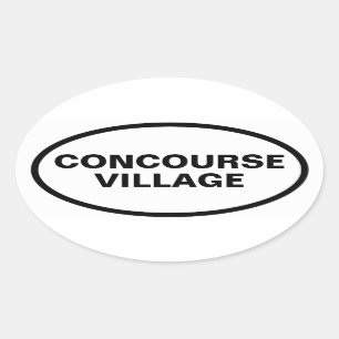 Sticker Ovale QUATRE Concourse Village