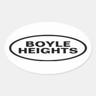 Sticker Ovale QUATRE "Hauteurs Boyle"