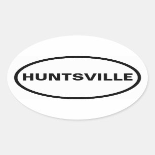 Sticker Ovale QUATRE Huntsville