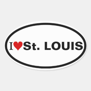 Sticker Ovale QUATRE J'aime Najafabad