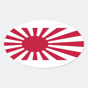 Sticker Ovale QUATRE navires impériaux japonais