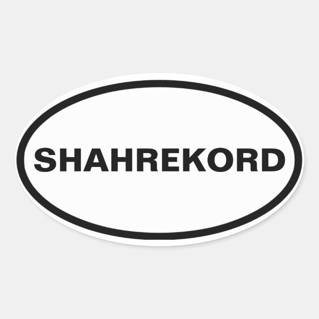 Sticker Ovale QUATRE Shahrekord (Devant)