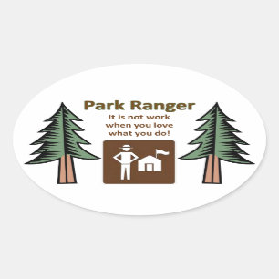 Sticker Ovale Ranger Park