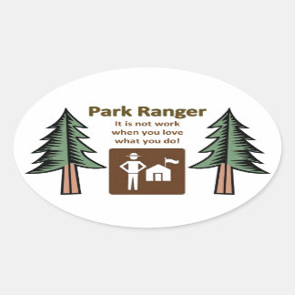 Sticker Ovale Ranger Park