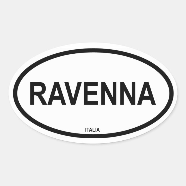 STICKER OVALE RAVENNA (Devant)