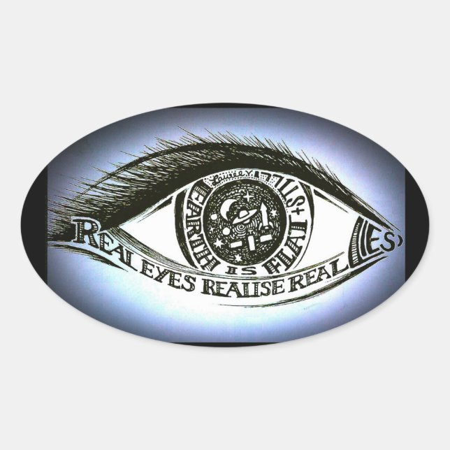 Sticker Ovale Réaliser l'autocollant (Devant)