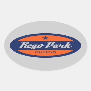 Sticker Ovale Rego Park
