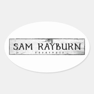 Sticker Ovale Réservoir Sam Rayburn