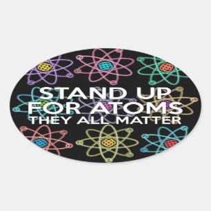 STICKER OVALE RETENDEZ-VOUS POUR LES ATOMES