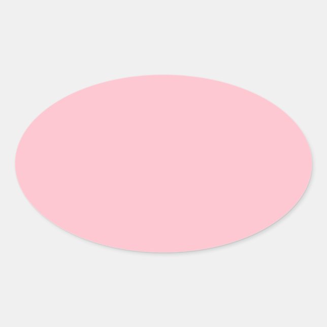 Sticker Ovale rose (Devant)