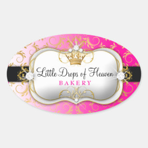 Sticker Ovale Rose divin d'or de 311 Ciao Bella