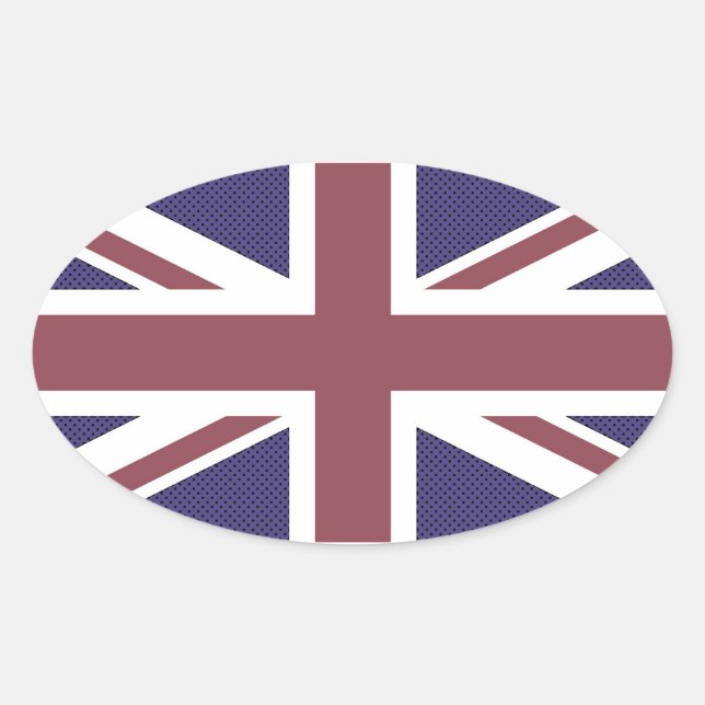 STICKER OVALE ROYAUME-UNI (Devant)