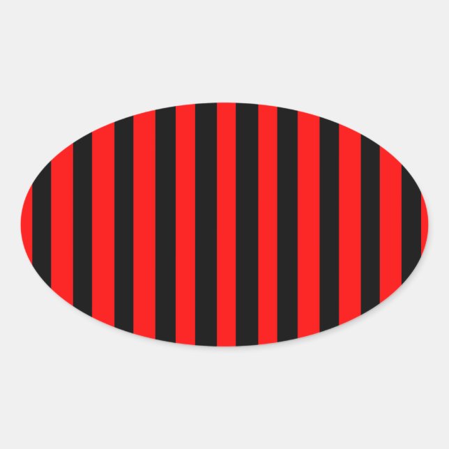 Sticker Ovale Ruby Black (Devant)