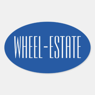 Sticker Ovale Rving RV Camper Camp Moteur Accueil Amusement = Ro