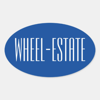 Sticker Ovale Rving RV Camper Camp Moteur Accueil Amusement = Ro