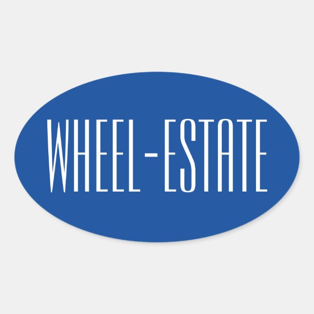 Sticker Ovale Rving RV Camper Camp Moteur Accueil Amusement = Ro (Devant)