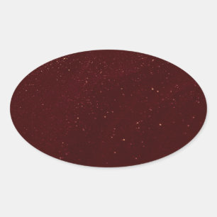 Sticker Ovale Sable Marron