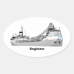 Sticker Ovale Saginaw