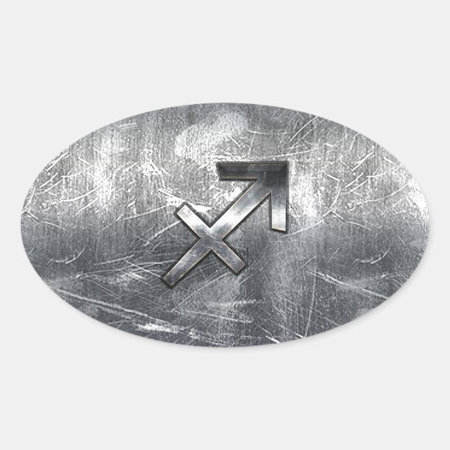 Sticker Ovale Sagittarius (Devant)