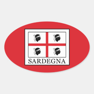 Sticker Ovale Sardegna