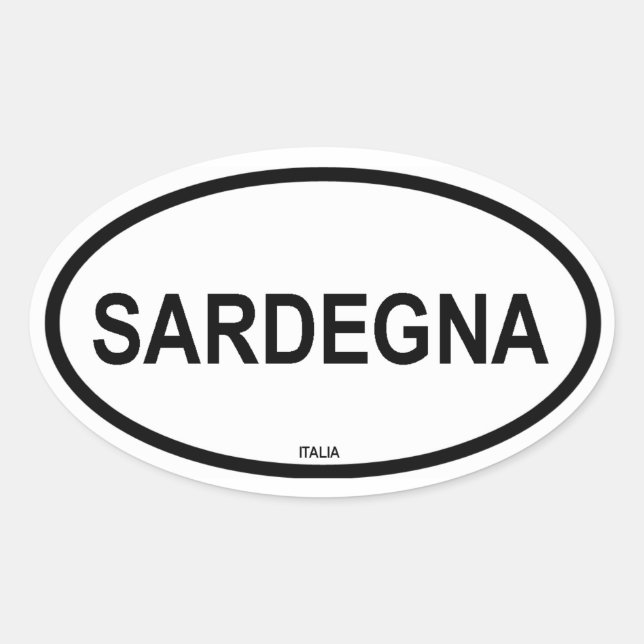 STICKER OVALE SARDEGNA (Devant)