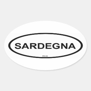 STICKER OVALE SARDEGNA