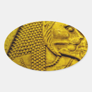 Sticker Ovale Sekhmet