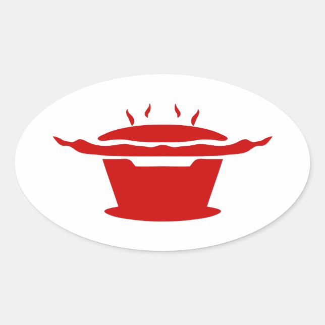 Sticker Ovale SIGNE BBQ coréen (고 기 구 이) (Devant)