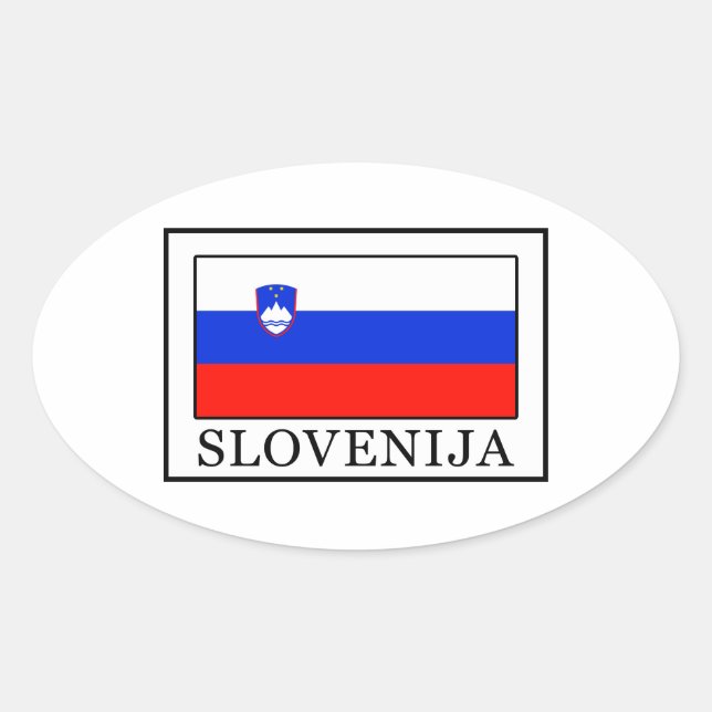 Sticker Ovale Slovija (Devant)