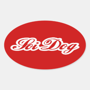 STICKER OVALE SOI DOG