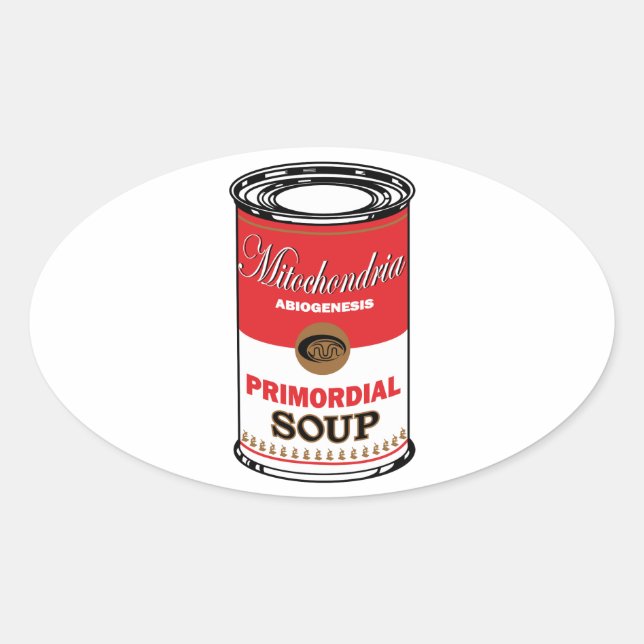 Sticker Ovale Soupe Primordial (Devant)