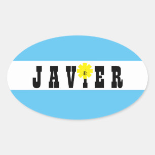 Sticker Ovale Soutenez Javier Milei Président de l'Argentine Oui