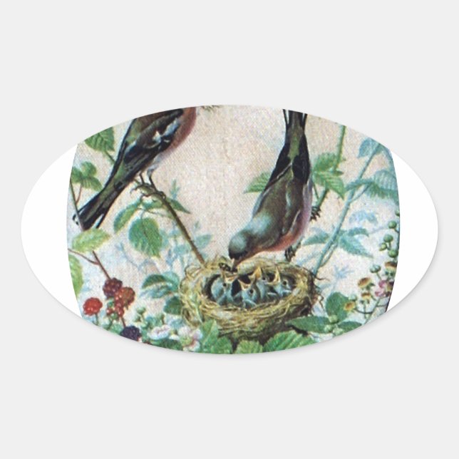 Sticker Ovale Soutenir le troupeau : Capturer le soutien parenta (Devant)