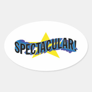 STICKER OVALE SPECTACULAIRE !