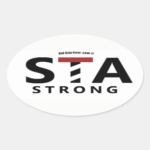 Sticker Ovale St. Augustine, Floride - STA STRONG