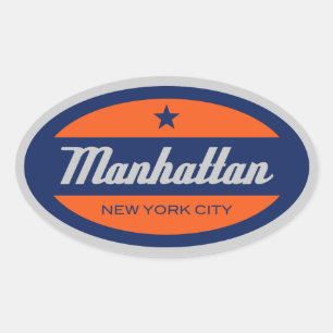 Sticker Ovale *Sticker Manhattan