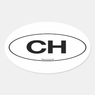 Sticker Ovale Suisse ovale