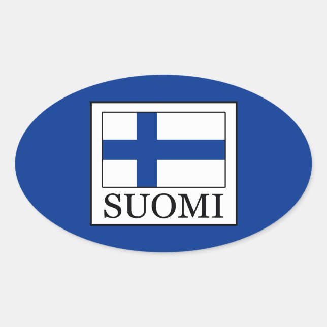 Sticker Ovale Suomi (Devant)