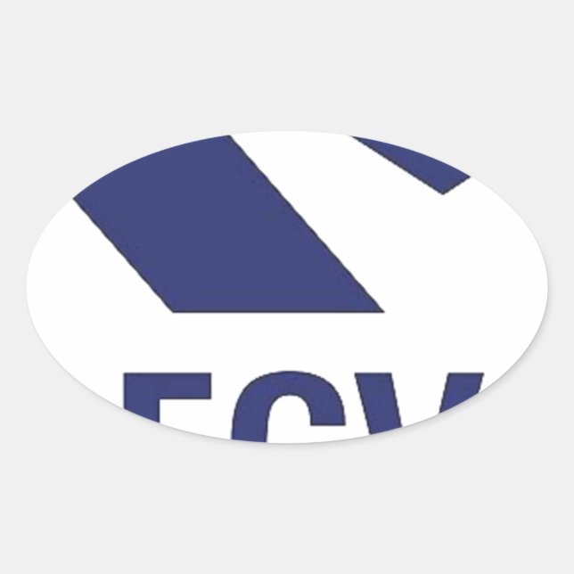 Sticker Ovale T-shirt de FGV (Devant)