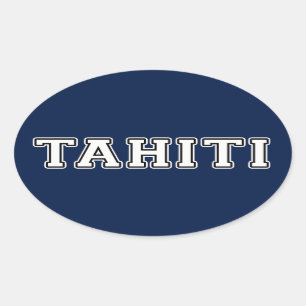 Sticker Ovale Tahiti