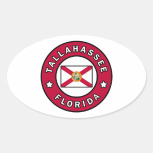 Sticker Ovale Tallahassee Floride