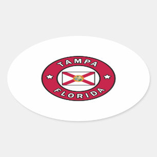 Sticker Ovale Tampa Floride