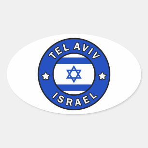 Sticker Ovale Tel Aviv Israël