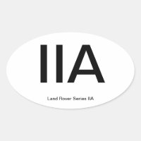 Terre Rover série IIA oval