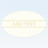 Texte personnalisable élégant simple | Or blanc ca