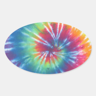 Sticker Ovale Tie Dye One